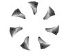 GD01-Series Wheel Insert, Fits Wheel Size: 17 x 9 in., Direction: Left [Chrome] - image 2
