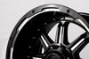 GD10-Series Wheel, Size: 20 x 9 in., Bolt Pattern: 5 x 150 mm, Offset: 15 mm [Gloss Black/Milled] - image 2