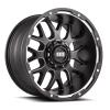 GD02-Series Wheel, Size: 20 x 10 in., Bolt Pattern: 5 x 114.30/127 mm, Offset: -25 mm [Matte Black/Milled] - image 1