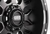 GD02-Series Wheel, Size: 20 x 9 in., Bolt Pattern: 6 x 135/139.70 mm, Offset: -12 mm [Matte Black/Milled] - image 4