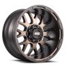 GD02-Series Wheel, Size: 20 x 9 in., Bolt Pattern: 5 x 127/139.70 mm, Offset: 0 mm [Matte BMF/Dark Tint] - image 1