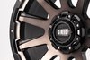 GD05-Series Wheel, Size: 20 x 10 in., Bolt Pattern: 6 x 135 mm, Offset: -25 mm [Matte BMF/Dark Tint] - image 3