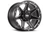 GD06-Series Wheel, Size: 20 x 10 in., Bolt Pattern: 5 x 114.30/127 mm, Offset: -25 mm [Gloss Black/Milled] - image 1