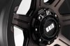 GD06-Series Wheel, Size: 20 x 9 in., Bolt Pattern: 5 x 127 mm, Offset: -12 mm [Matte BMF/Dark Tint] - image 4