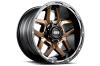 GD07-Series Wheel, Size: 18 x 9 in., Bolt Pattern: 6 x 120 mm, Offset: 15 mm [Gloss Bronze w/Black Lip] - image 1