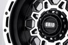 GD09-Series Wheel, Size: 20 x 9 in., Bolt Pattern: 5 x 127/139.70 mm, Offset: -12 mm [Matte Black/Milled] - image 3