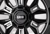 GD11-Series Wheel, Size: 20 x 9 in., Bolt Pattern: 8 x 180 mm, Offset: 0 mm [Double Dark Tint w/Gloss Black Lip] - image 3