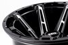 GD12-Series Wheel, Size: 20 x 9 in., Bolt Pattern: 8 x 165.10 mm, Offset: 15 mm [Gloss Black/Milled] - image 3