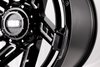 GD12-Series Wheel, Size: 20 x 9 in., Bolt Pattern: 8 x 180 mm, Offset: -12 mm [Gloss Black/Milled] - image 2