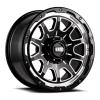 GD15-Series Wheel, Size: 17 x 9 in., Bolt Pattern: 5 x 114.30/127 mm, Offset: 15 mm [Gloss Black/Milled] - image 1