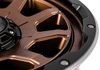 GD15-Series Wheel, Size: 20 x 9 in., Bolt Pattern: 6 x 120 mm, Offset: -12 mm [Matte Bronze w/Black Lip] - image 4