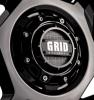 GRID Wheel Center Cap, Size: 197 mm, Fits 5/6-Lug Wheels [Gloss Black] - image 1