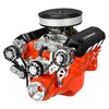 BCV02M Victory-Series Pulley Kit for Big Block Chevy, w/ Alternator/AC [Machined] - image 3