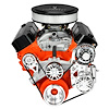 BCV03M Victory-Series Pulley Kit for Big Block Chevy, w/ Alternator/Power Steering [Machined] - image 1
