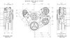 BCV03M Victory-Series Pulley Kit for Big Block Chevy, w/ Alternator/Power Steering [Machined] - image 4