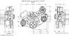 BFS01P Pulley Kit for Big Block Ford 429-460, w/ Alternator/AC/Power Steering [Polished] - image 4