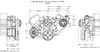 BFS03P Pulley Kit for Big Block Ford 429-460, w/ Alternator/Power Steering [Polished] - image 4