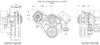 CFS04M Pulley Kit for Small Block Ford 351C, Alternator Only [Machined] - image 4