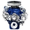 CFS13P Pulley Kit for Small Block Ford 351M-400, w/ Alternator/Power Steering [Polished] - image 2
