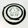HK045 Power Steering Hose Kit, 63-82 Corvette AStainless Steelist to Remote Reservoir [Black AQP] - image 1
