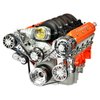 LSV01P Victory-Series Pulley Kit for GM LS, w/ Alternator/AC/Power Steering [Polished] - image 4