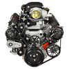 LSV10AB-SC01 MAX10R Pulley Kit for Chevy LS w/ Magnuson TVS2300 Supercharger, w/ Alternator/AC/Power Steering [Black Anodized] - image 3