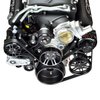 LSV10AB-SC05 MAX10R Pulley Kit for Chevy LS w/ Magnuson Heartbeat Supercharger, w/ Alternator/AC/Power Steering [Black Anodized] - image 4