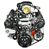 LSV10P-SC11 MAX10R Pulley Kit for Chevy LS w/ Magnuson Hot Rod Corvette Drive Supercharger [Polished] - image 1