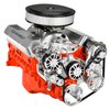 SCV01P Victory-Series Pulley Kit for Small Block Chevy, w/ Alternator/AC/Power Steering [Polished] - image 2