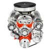 SCV01P Victory-Series Pulley Kit for Small Block Chevy, w/ Alternator/AC/Power Steering [Polished] - image 3