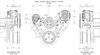 SCV04M Victory-Series Pulley Kit for Small Block Chevy, Alternator Only [Machined] - image 4