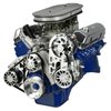 SFE01M Pulley Kit for Ford FE, w/ Alternator/AC/Power Steering [Machined] - image 3