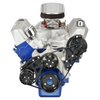 SFE02AB Pulley Kit for Ford FE, w/ Alternator/AC [Black Anodized] - image 2
