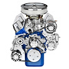 SFL01M Pulley Kit for Small Block Ford 289-302, w/ Alternator/AC/Power Steering , Long Water Pump [Machined] - image 1