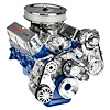 SFL01P Pulley Kit for Small Block Ford 289-302, w/ Alternator/AC/Power Steering , Long Water Pump [Polished] - image 1