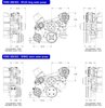 SFL02M Pulley Kit for Small Block Ford 289-302, w/ Alternator/AC , Long Water Pump [Machined] - image 4