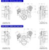 SFL04M Pulley Kit for Small Block Ford 289-302, w/ Alternator Only , Long Water Pump [Machined] - image 4