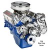 SFL53M Pulley Kit for Small Block Ford 351W, w/ Alternator/Power Steering, Long Water Pump [Machined] - image 2