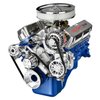 SFL53P Pulley Kit for Small Block Ford 351W, w/ Alternator/Power Steering, Long Water Pump [Polished] - image 3