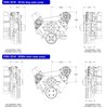 SFL54M Pulley Kit for Small Block Ford 351W, w/ Alternator Only, Long Water Pump [Machined] - image 4