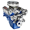 SFL54P Pulley Kit for Small Block Ford 351W, w/ Alternator Only, Long Water Pump [Polished] - image 1