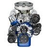 SFM01AB Pulley Kit for Small Block Ford 289-302, w/ Alternator/AC/Power Steering, Short Water Pump [Black Anodized] - image 3