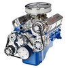 SFM01M Pulley Kit for Small Block Ford 289-302, w/ Alternator/AC/Power Steering, Short Water Pump [Machined] - image 3