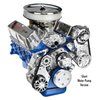 SFM01P Pulley Kit for Small Block Ford 289-302, w/ Alternator/AC/Power Steering, Short Water Pump [Polished] - image 2