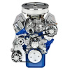 SFM02M Pulley Kit for Small Block Ford 289-302, w/ Alternator/AC, Short Water Pump [Machined] - image 1
