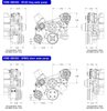 SFM02M Pulley Kit for Small Block Ford 289-302, w/ Alternator/AC, Short Water Pump [Machined] - image 4