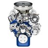 SFM03P Pulley Kit for Small Block Ford 289-302, w/ Alternator/Power Steering, Short Water Pump [Polished] - image 2