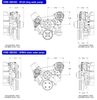 SFM04M Pulley Kit for Small Block Ford 289-302, w/ Alternator Only, Short Water Pump [Machined] - image 4