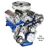 SFM52M Pulley Kit for Small Block Ford 351W, w/ Alternator/AC, Short Water Pump [Machined] - image 2