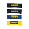 SR 00229 Competition Harness Pads, 3 in. Width [Black w/Silver Patch]